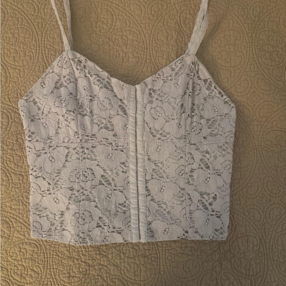 Charlotte Russe Purple Sleeveless Bustier Camisole